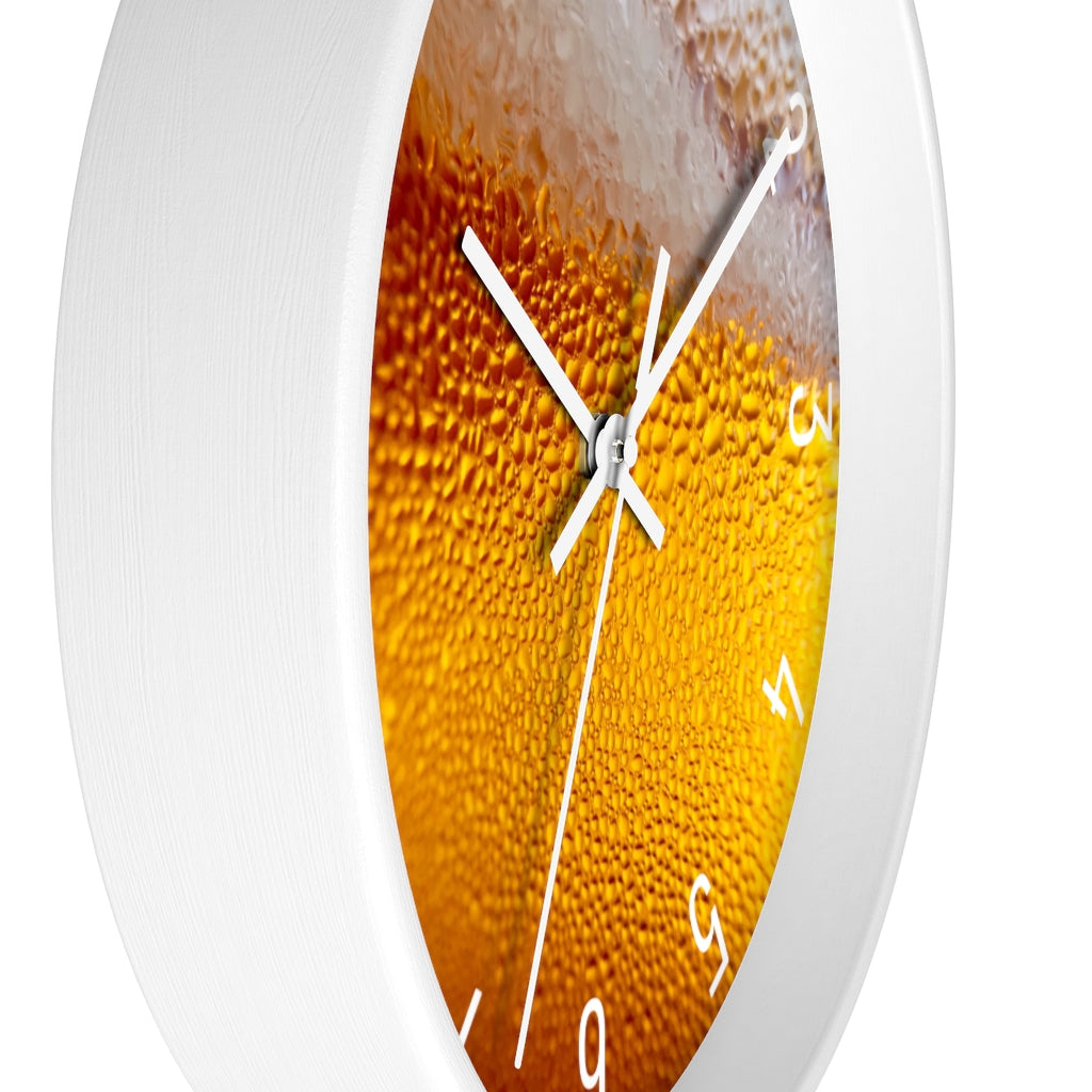 Frothy Beer Wall clock