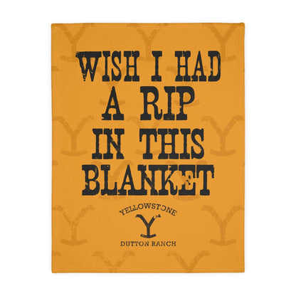 Yellowstone - Rip Minkie Blanket (Two-sided print)