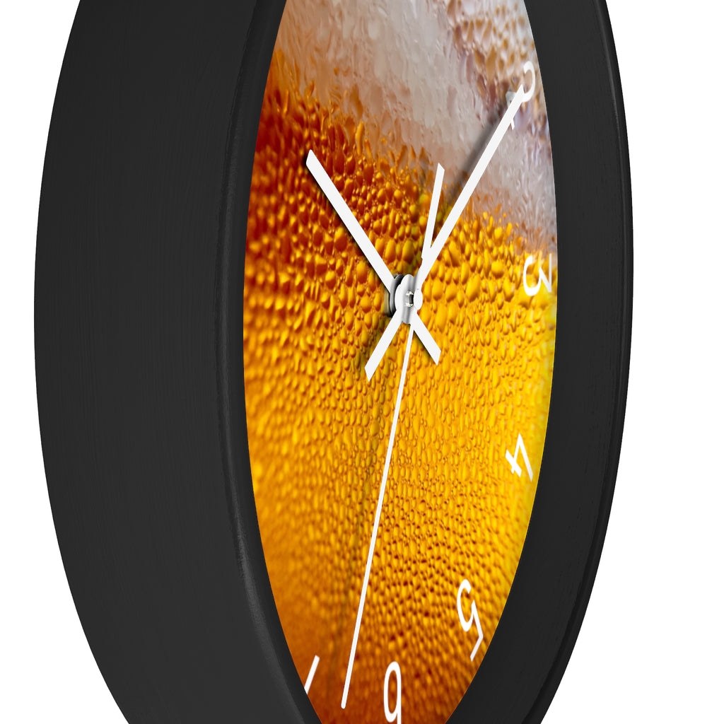 Frothy Beer Wall clock