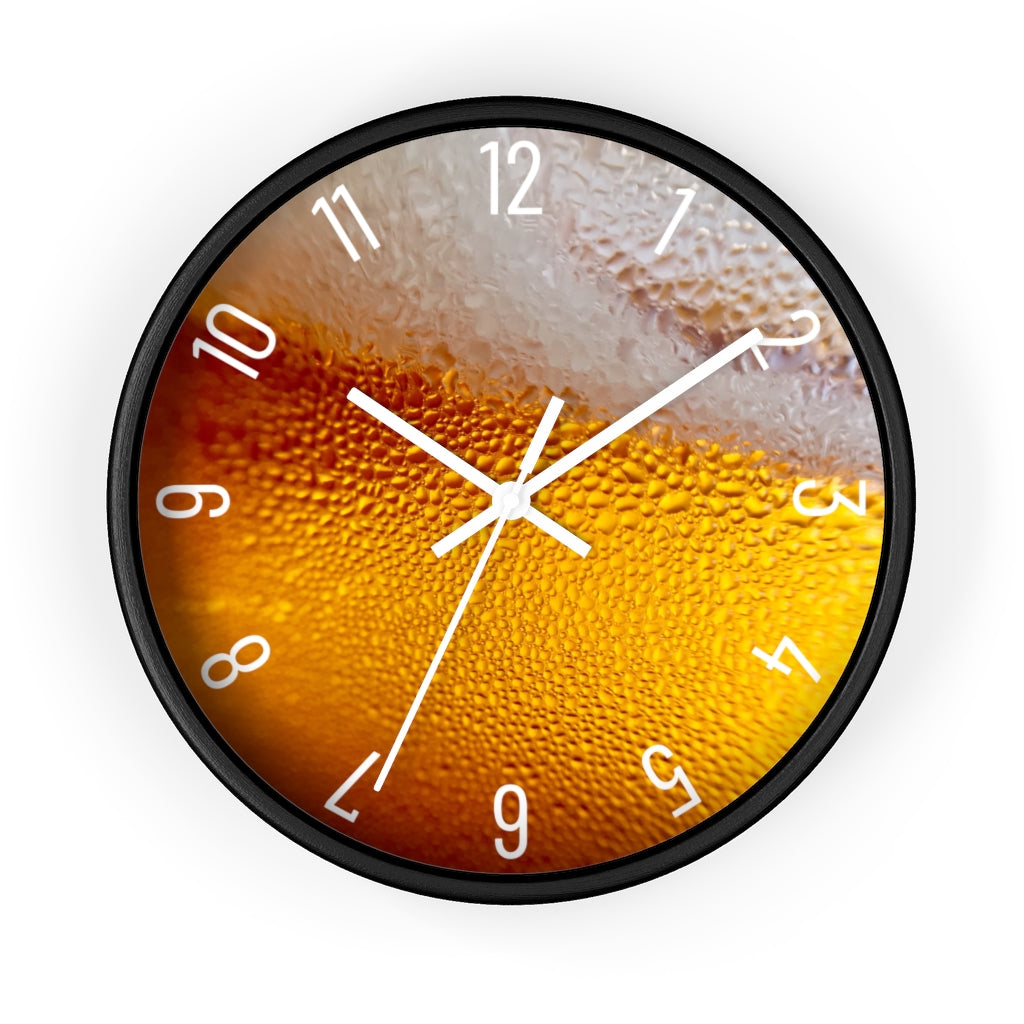 Frothy Beer Wall clock