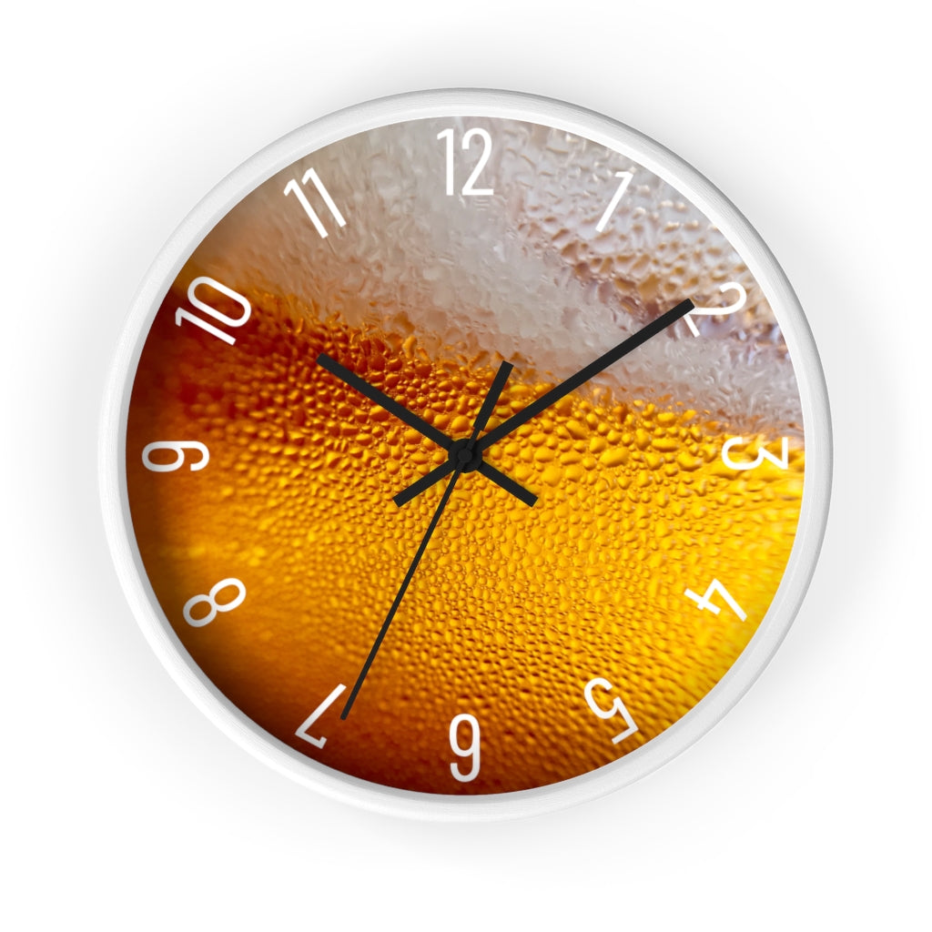 Frothy Beer Wall clock