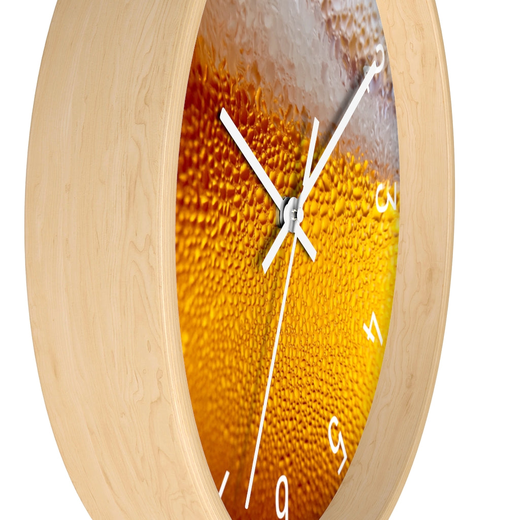 Frothy Beer Wall clock