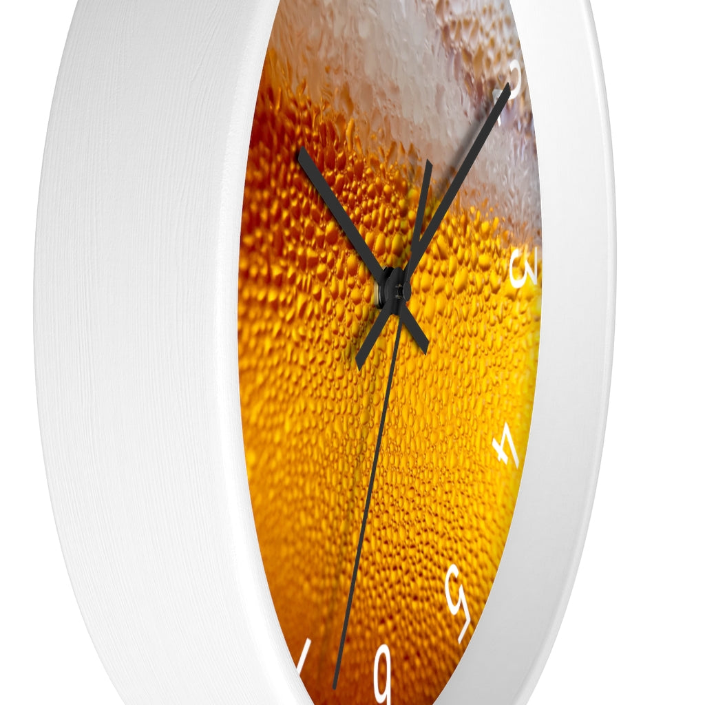 Frothy Beer Wall clock