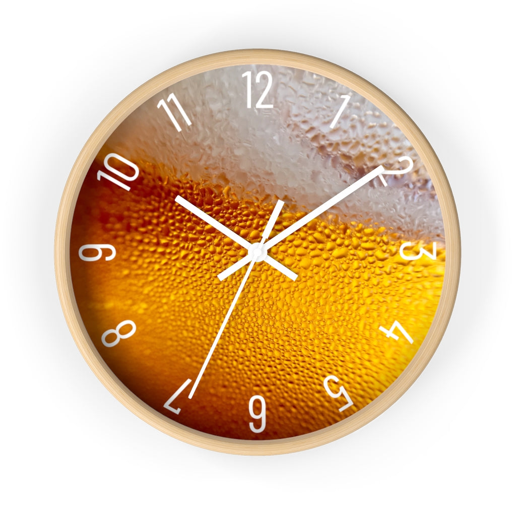 Frothy Beer Wall clock