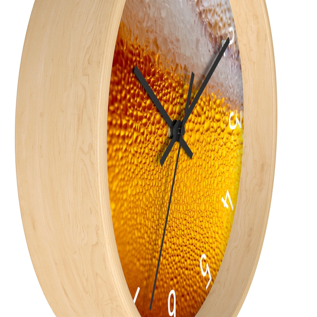 Frothy Beer Wall clock