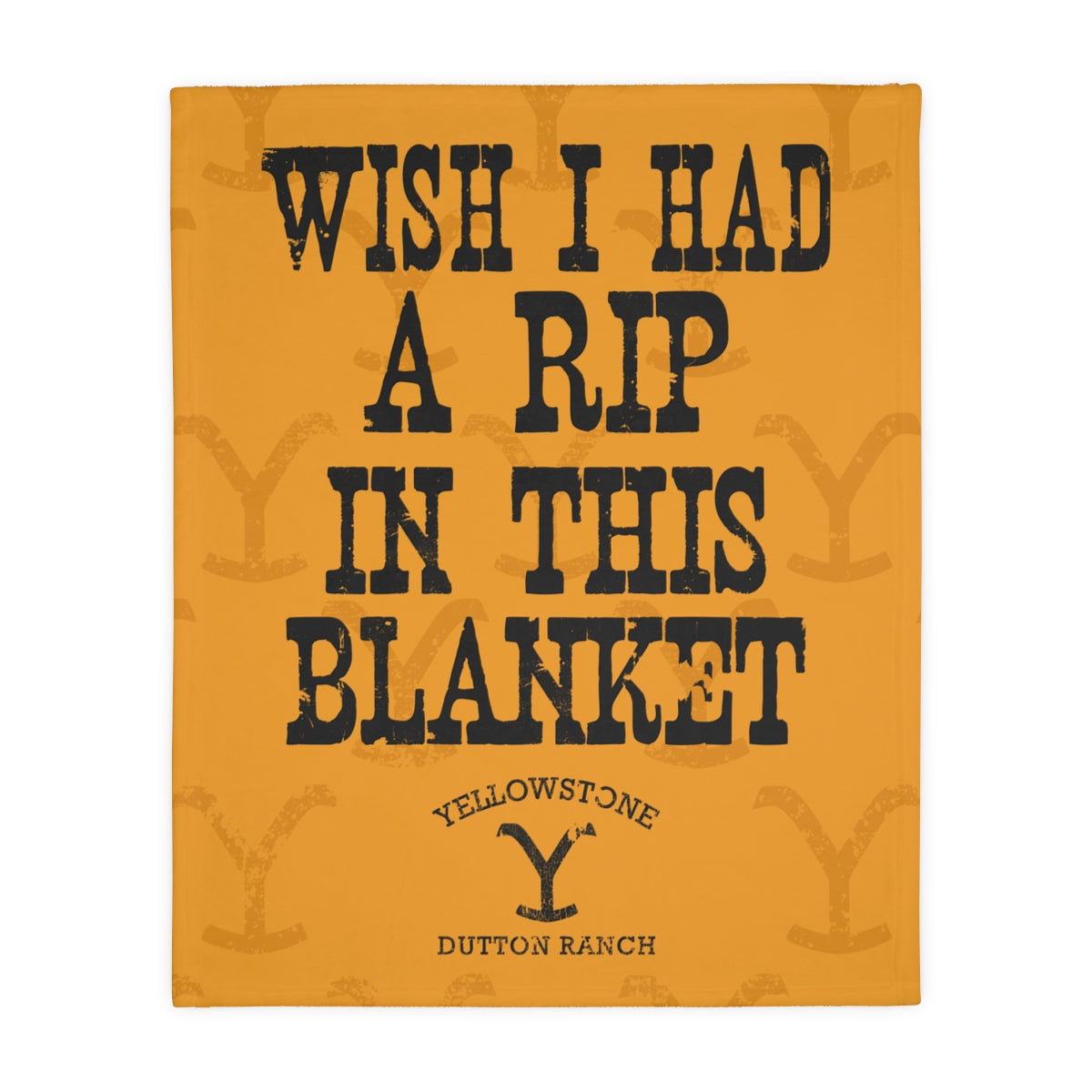 Yellowstone - Rip Minkie Blanket (Two-sided print)