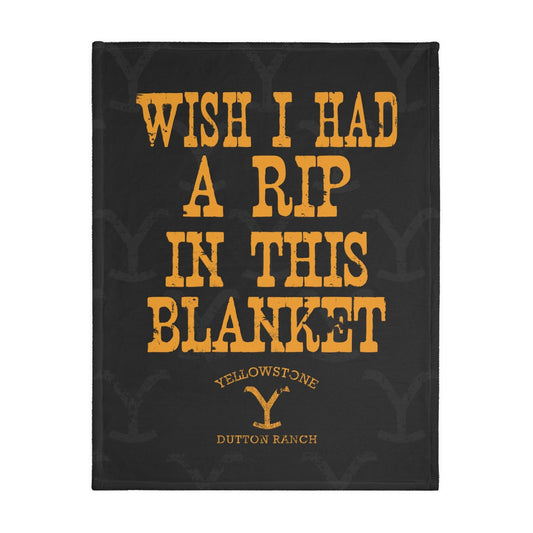 Yellowstone - Rip Minkie Blanket (Two-sided print)