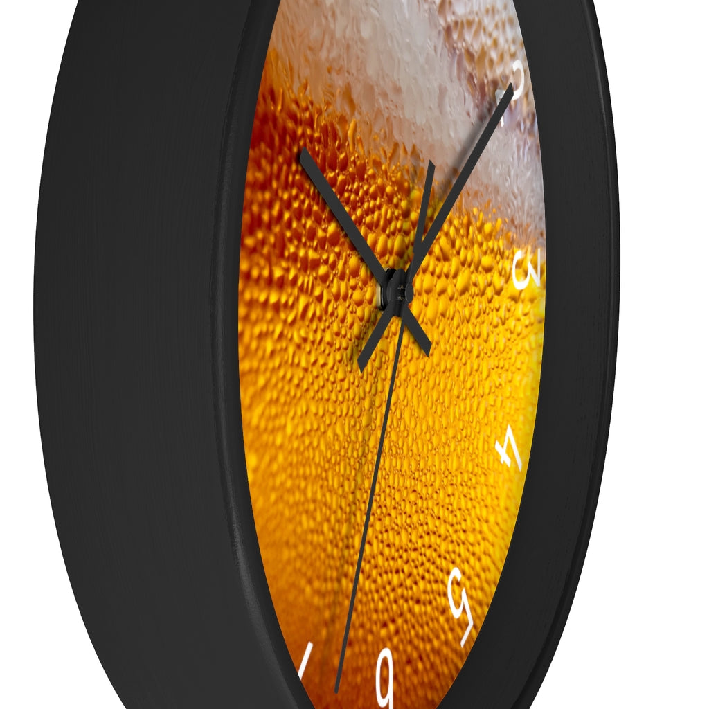 Frothy Beer Wall clock