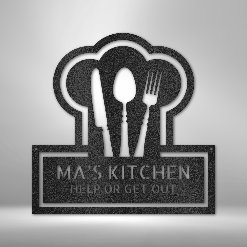 Ruler Of The Kitchen - Steel Sign