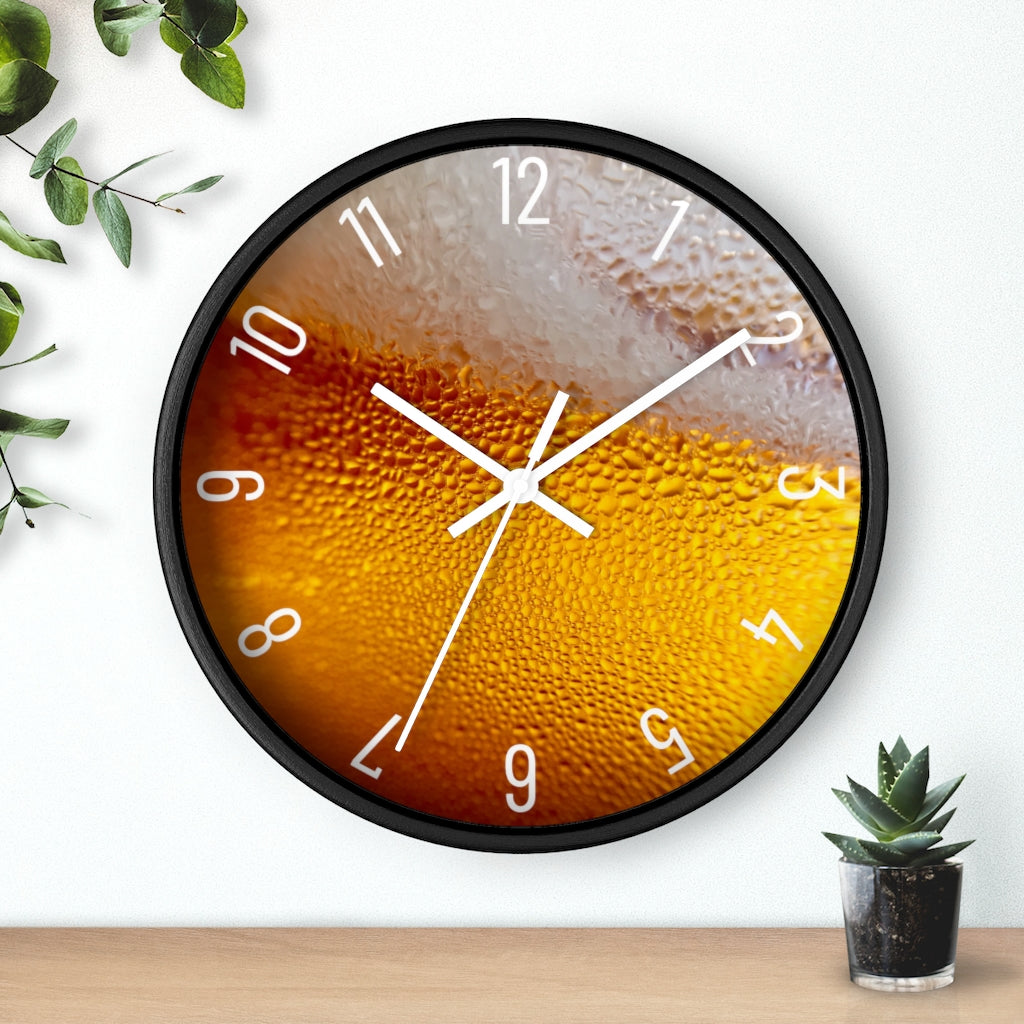 Frothy Beer Wall clock