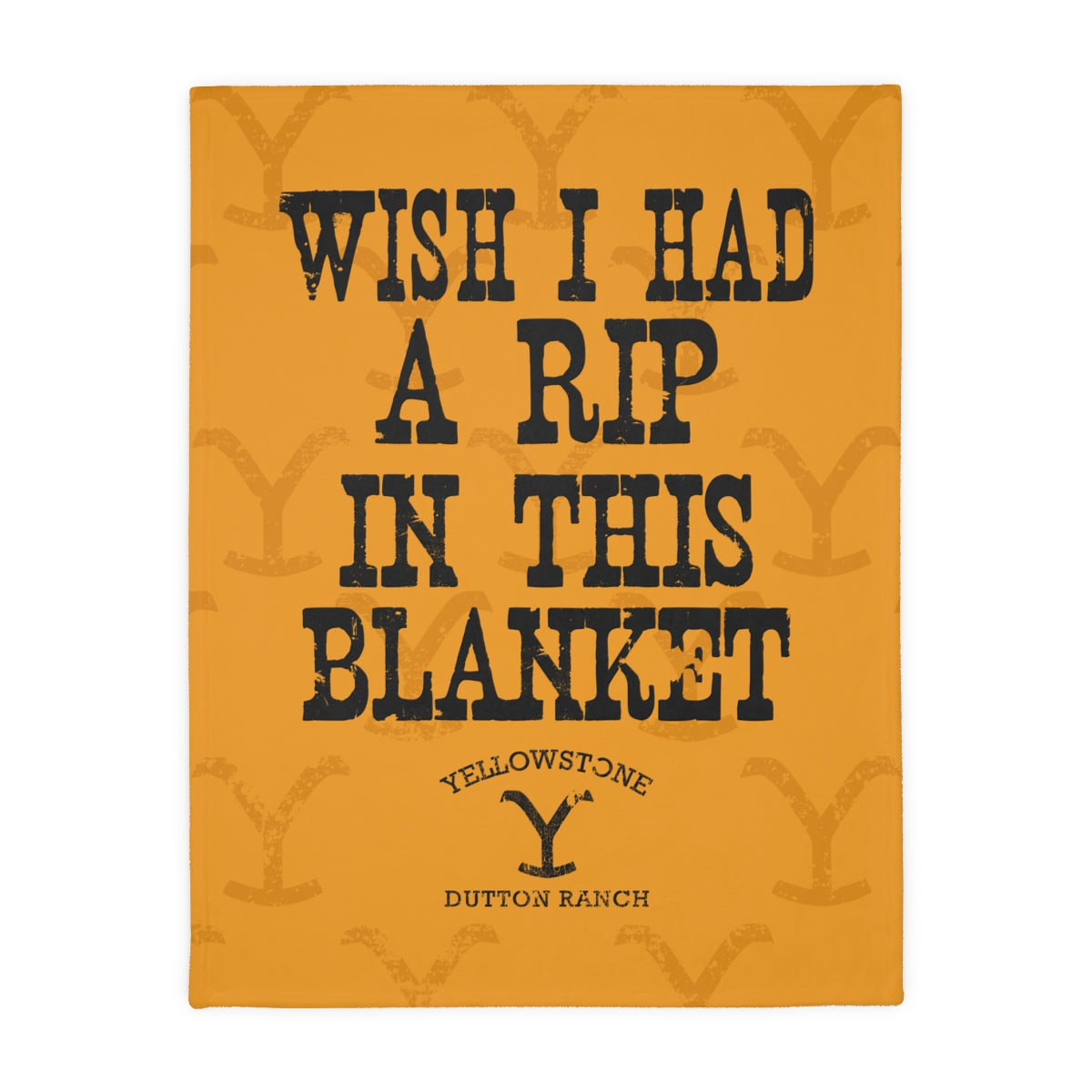 Yellowstone - Rip Minkie Blanket (Two-sided print)