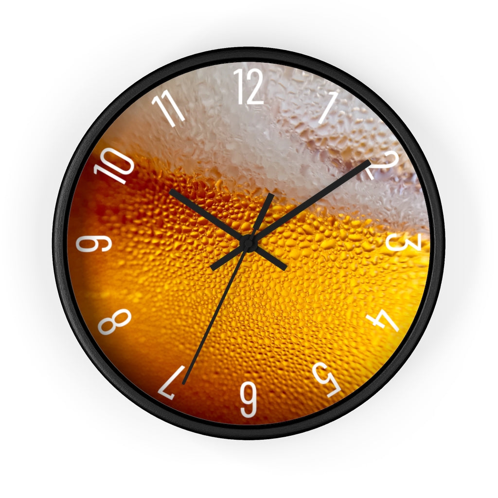 Frothy Beer Wall clock