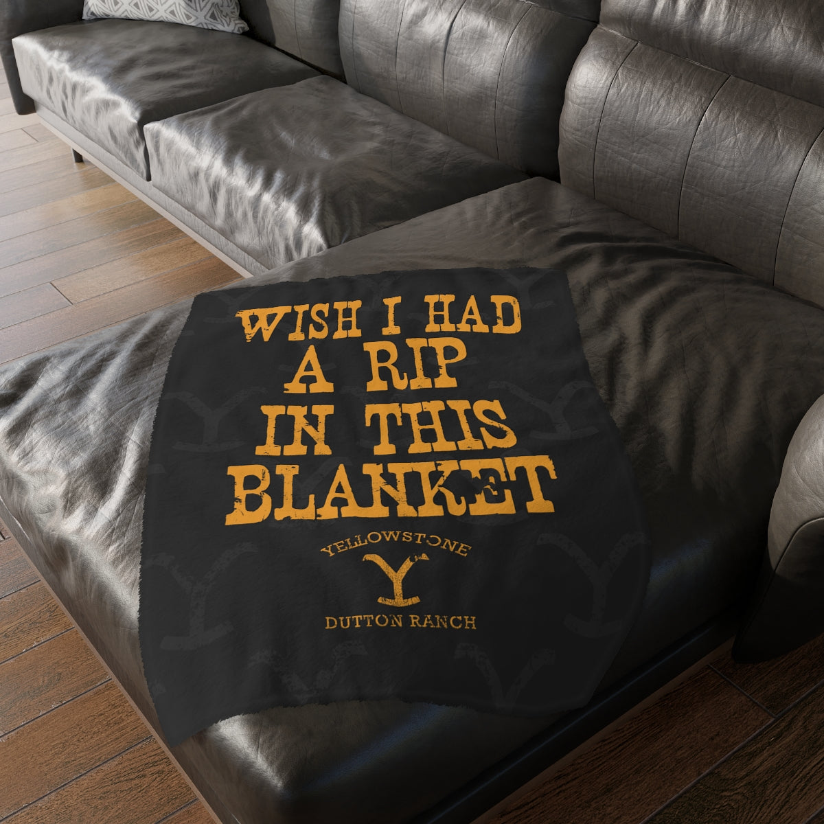 Yellowstone - Rip Minkie Blanket (Two-sided print)