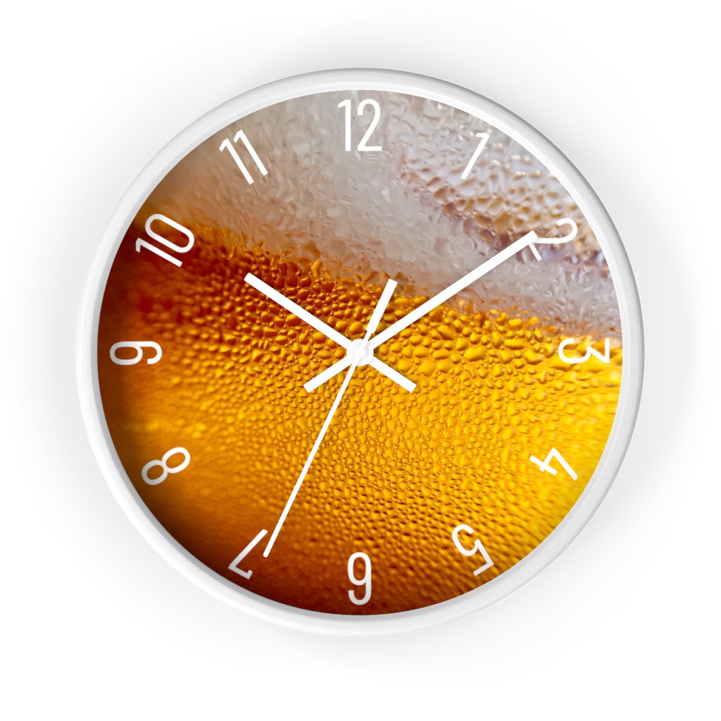 Frothy Beer Wall clock